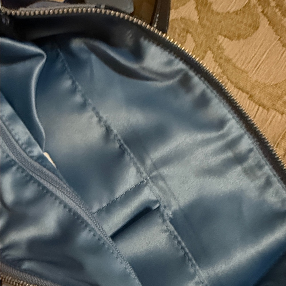 Coach 2012 Metallic Graphic Op Art Signature Juliette 2-Way Satchel Bag preowned - Picture 13 of 16